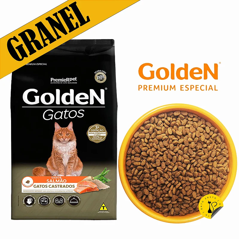 GOLDEN GATOS CASTRADOS SALMAO (KG)